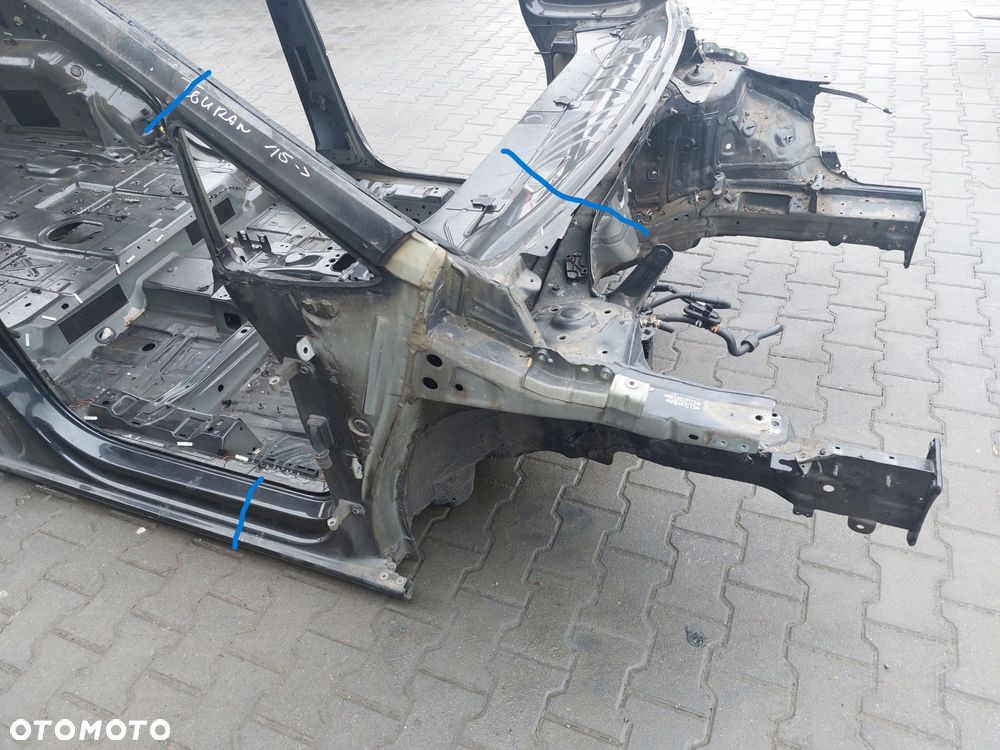 vw touran ii iii 5ta 15r> ćwiartka prawa przód przednia lc9x - 1