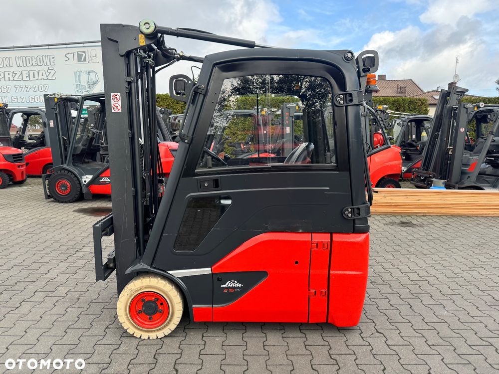 Linde Linde E16 Evo 2018 triplex kabina przesuw wolny skok h16 h18 toyot - 1