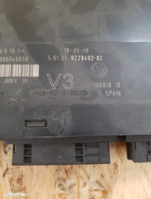 Modul Confort PL6 JBBFE 3 III Bmw F10 F11 F18 Cod 9228492 - 2