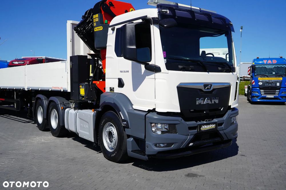 MAN TGS 33.510 / 6 X 4 / HDS PALFINGER PK 42 002 SH-E / WYSIĘG 17 M - 37