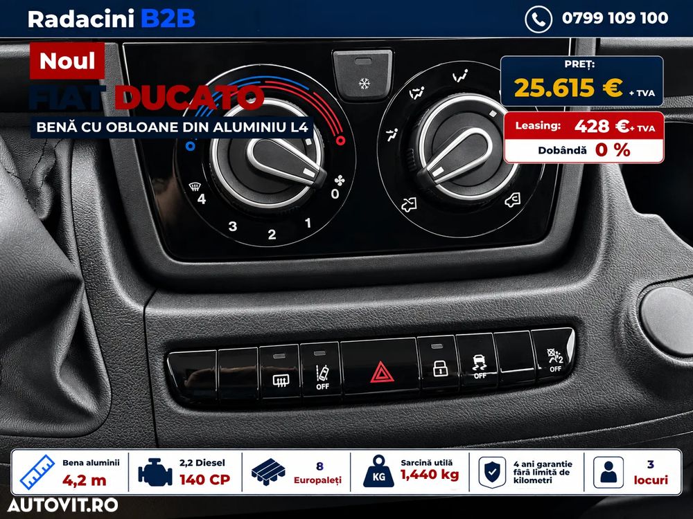 Fiat DUCATO bena cu obloane din ALUMINIU - 11