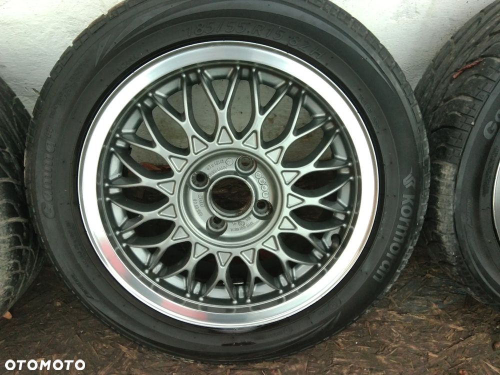VW GOLF III POLO 1H0601025Q FELGI ALUFELGI BBS 450 Z OPONAMI 15 ET 45 6J 15" 4 X 100 - 4