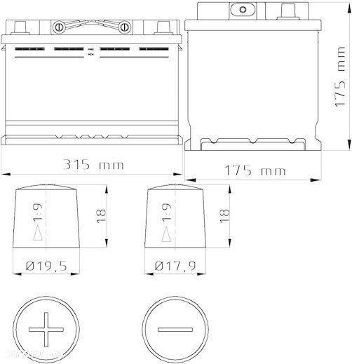 Akumulator FIAMM Titanium PRO L4B 85P 85 Ah 760A - 2