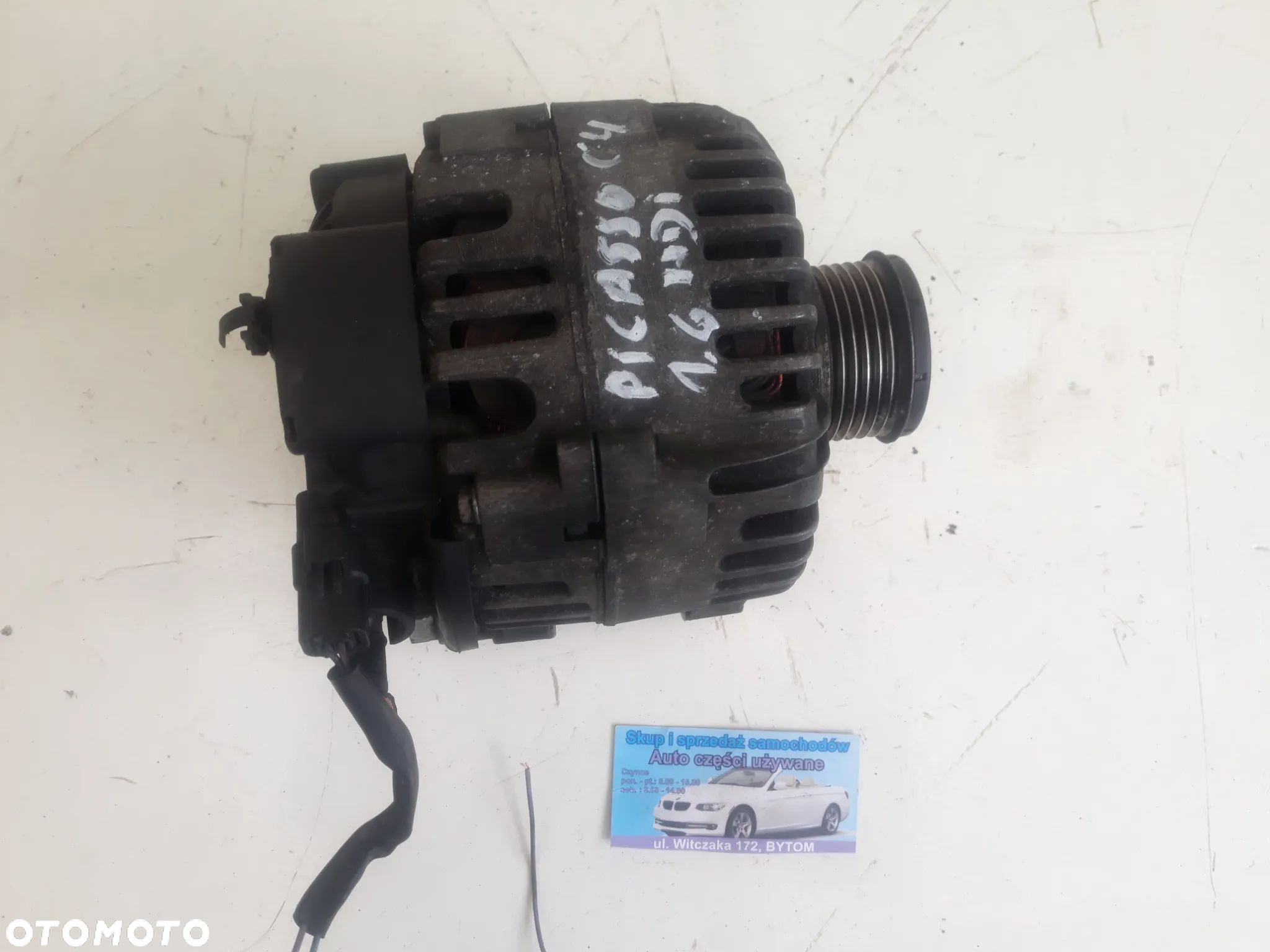 ALTERNATOR CITROEN C4 GRAND PICASSO 1,6 HDI  2008r VALEO 9646321780 - 1