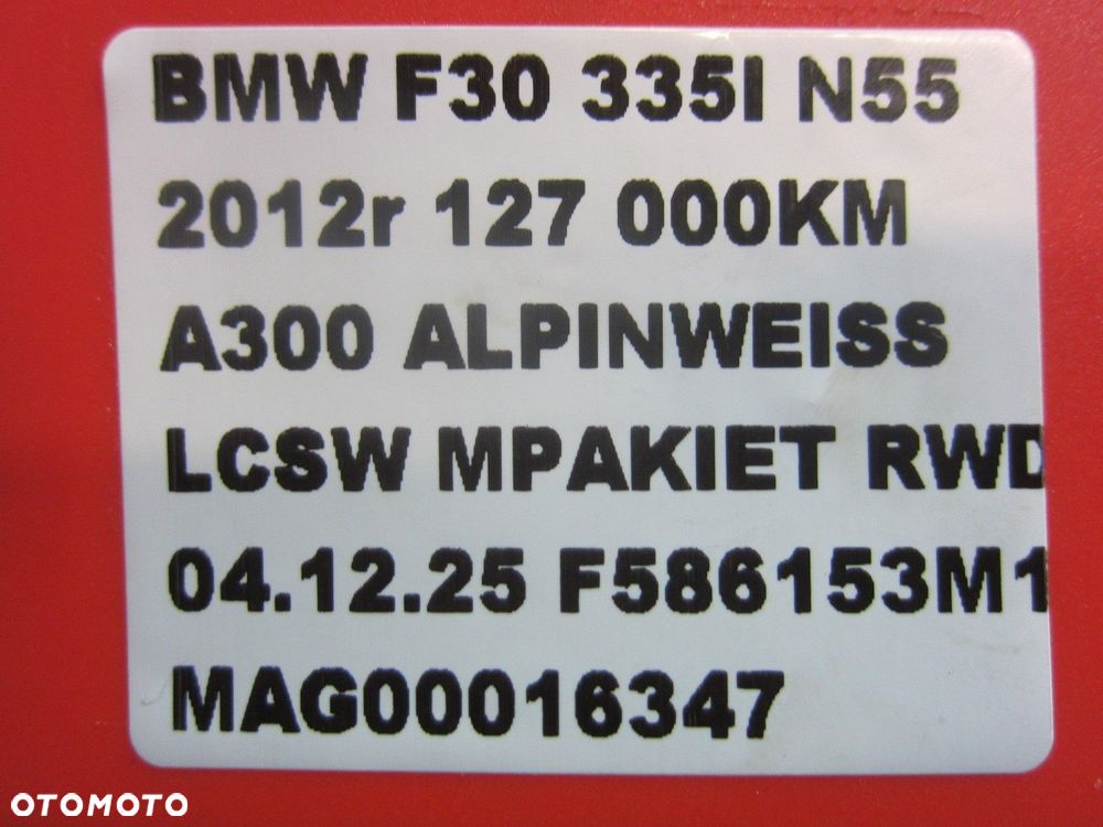 BMW 3 F30 F01 F10 F15 F25 N55B30 GŁOWICA SILNIKA CYLINDRÓW 7605102 7624429 - 16