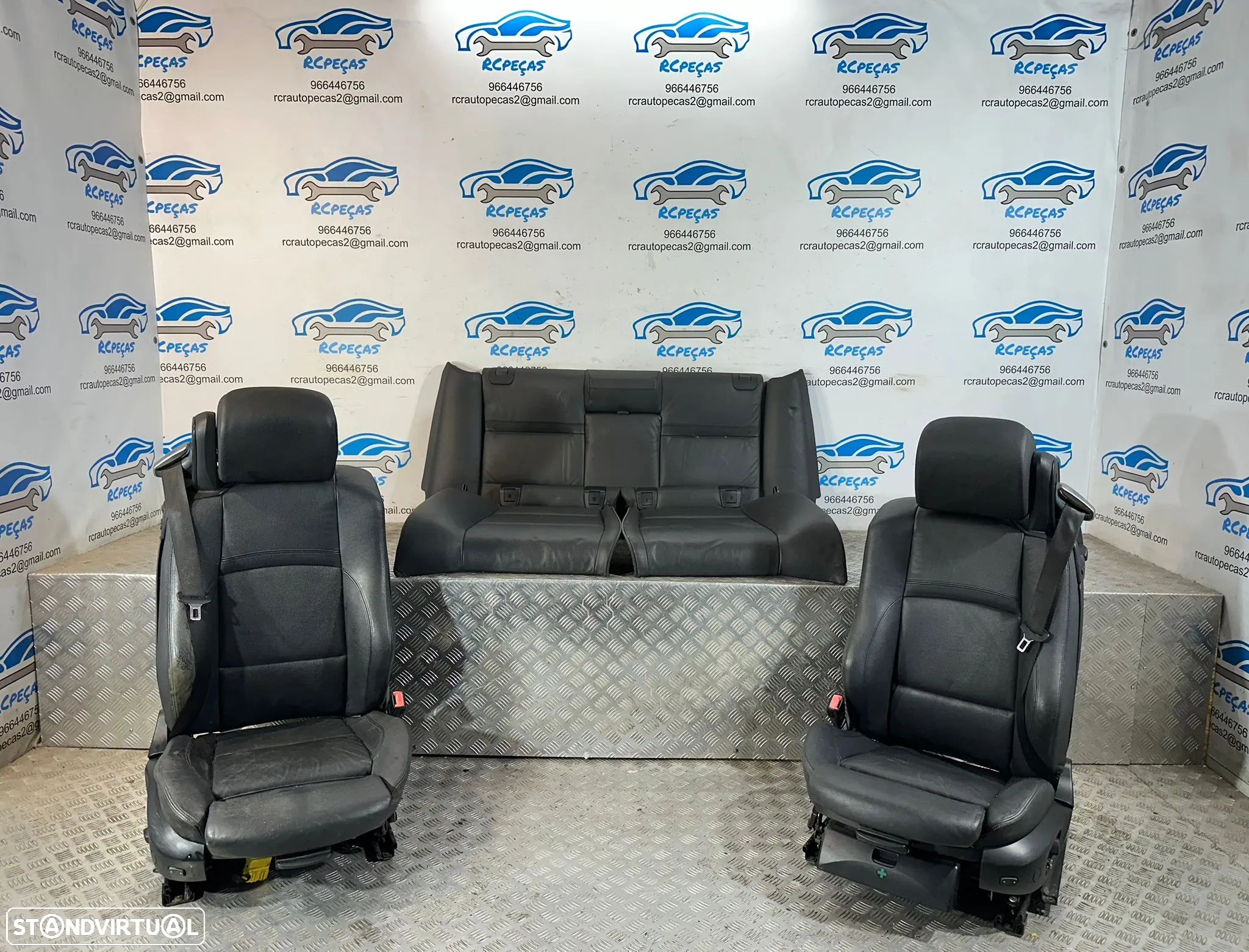 .Conjunto Bancos Elétricos Memoria Pele Pack M BMW Serie 3 E93 Cabrio 2007 – 2013 - 1