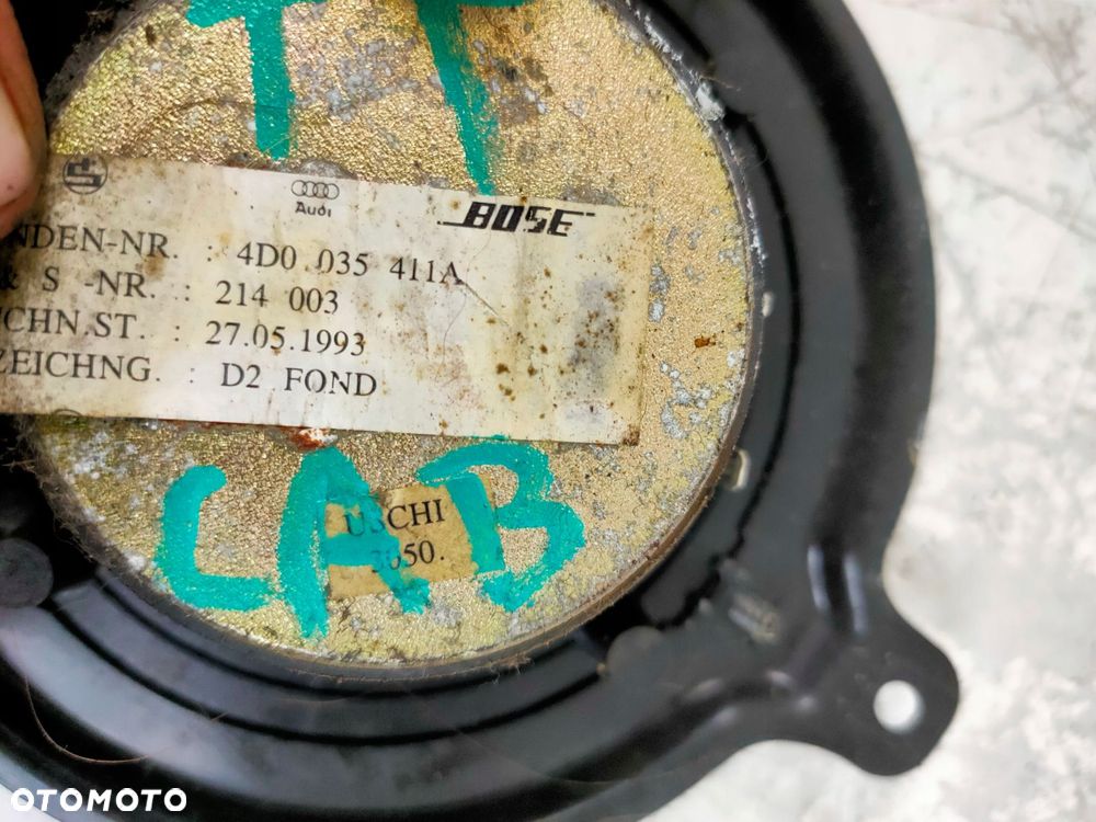 głośnik drzwi lewy prawy tył bose audi 4d0035411a - 3