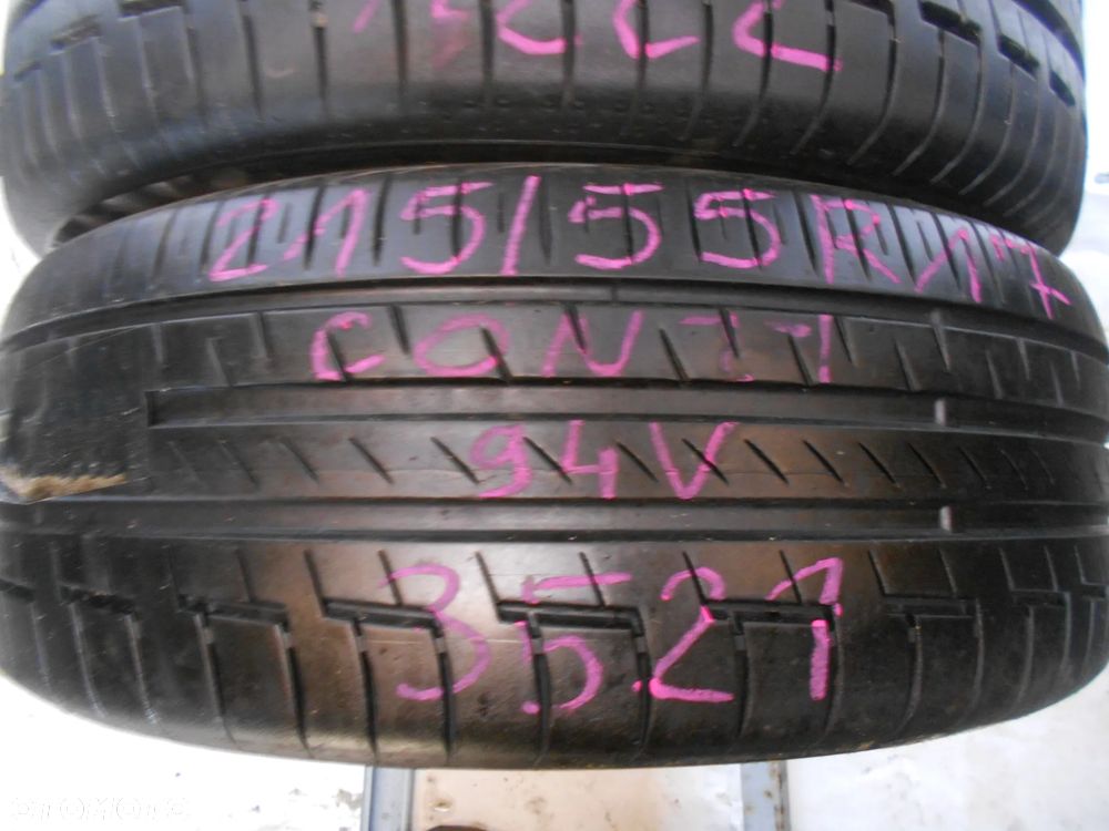 OPONY 215/55R17 CONTINENTAL PREMIUM CONTACT 6 DOT 1222 / 3521 7MM - 3