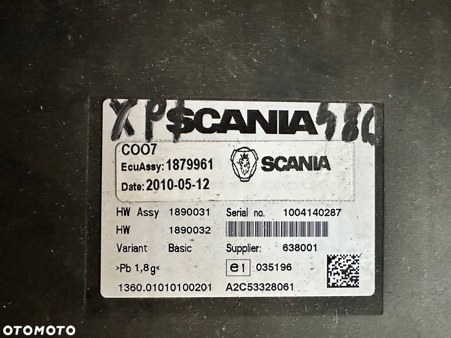 KOORDYNATOR COO7 SCANIA R - 2