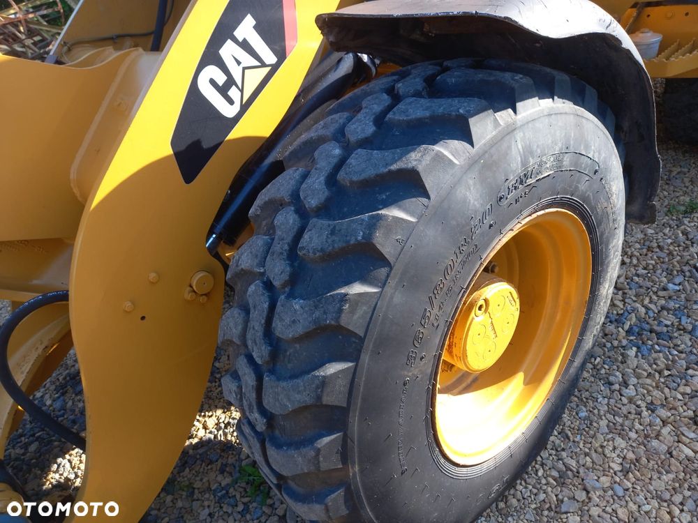 Caterpillar CAT 908H 4x4 z niemiec 2011r szufla widły szybkozłacze - 18