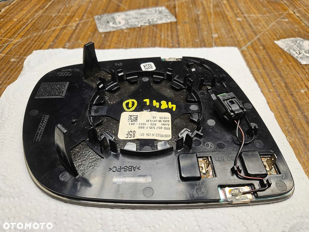 Szkło Lusterko Wkład Wkłady 8R0857535 F 8R0857536 M Fotochrom Lewy Prawy AUDI Q5 Q7 Podgrzewane Oryginalne 2013r - 22