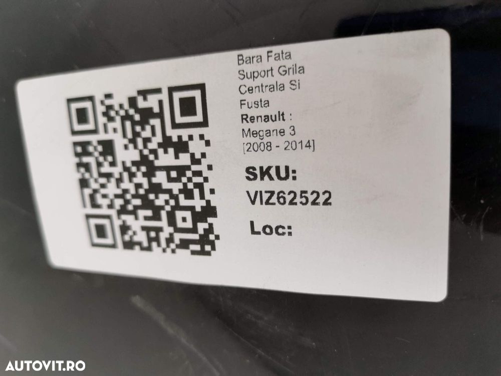 Bara Fata Renault  Megane 3 2008 2009 2010 2011 2012 2013 2014 Origina - 8