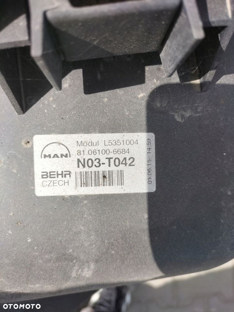 komplet chłodnic man tgl - 2