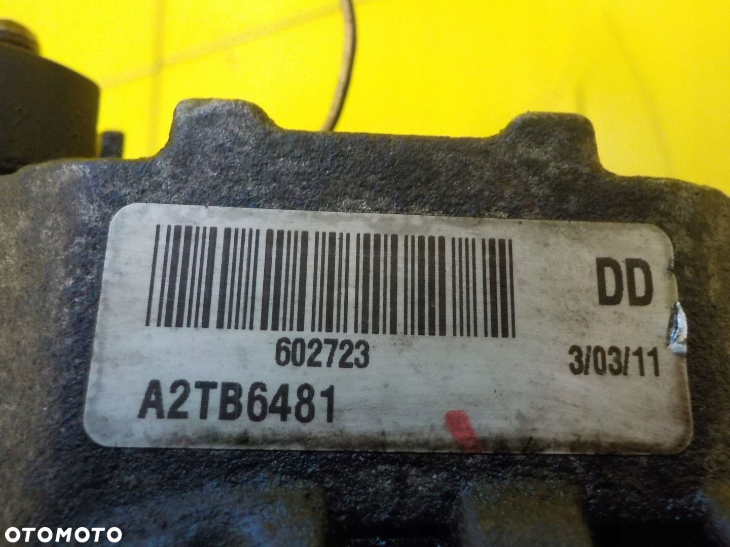 PRIMASTAR TRAFIC VIVARO 1.9 DCI 07r F9Q762 alternator A2TB6481 - 5