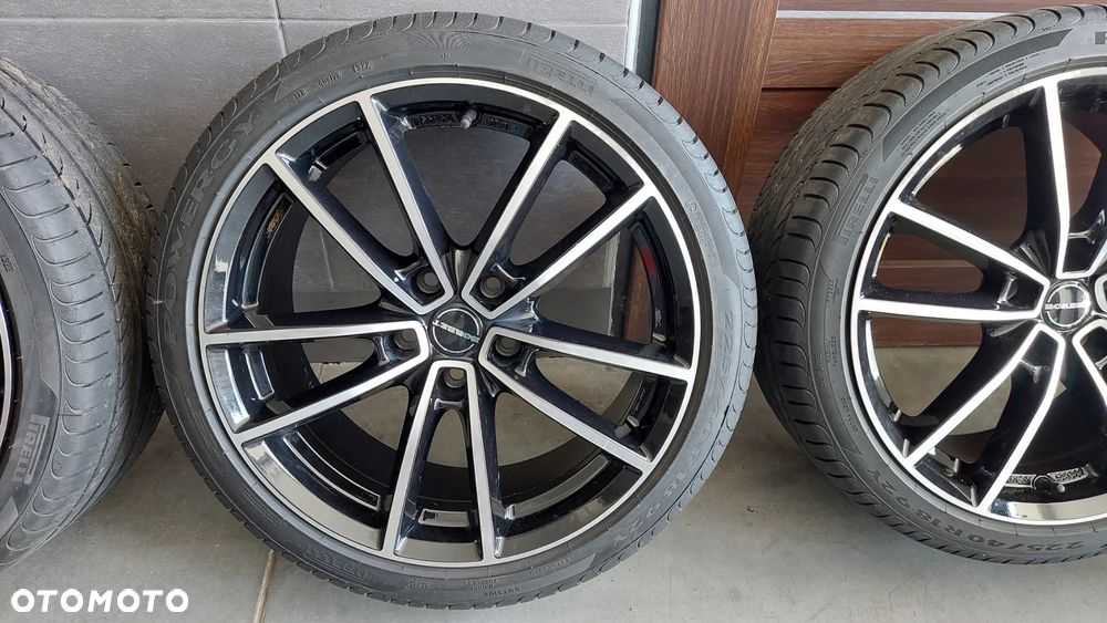 ALUFELGI ALUMINIOWE BORBET 18 CALI ET48 5X112 8,0JX18H2 NR W80840 ORYGINAŁ + OPONY - 1