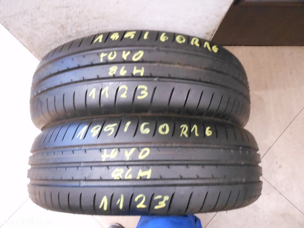 opony 185/60r16 toyo proxes r55a 7,6mm lato para jak nowe - 1
