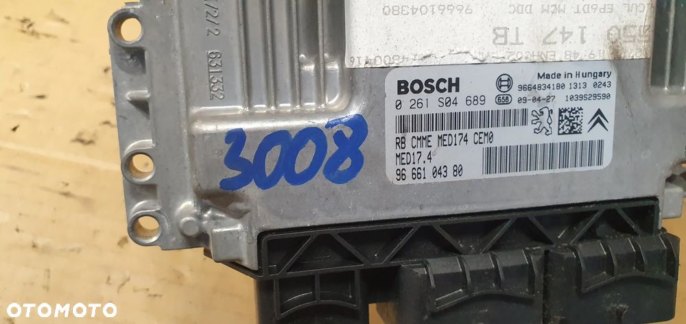 Komputer sterownik silnika Peugeot 3008 1.6 VTI THP 9666104380 - 7