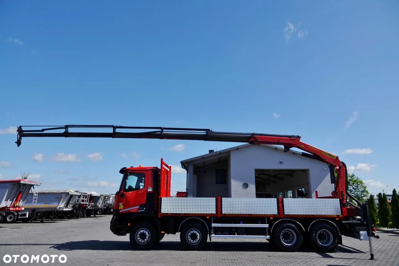 Renault C 430 / 8x4 / SKRZYNIOWY 7 M + HDS PALFINGER PK 2300-EH / WYSÓW 15 M / PILOT   / ROTATOR / SPROWADZONY - 3