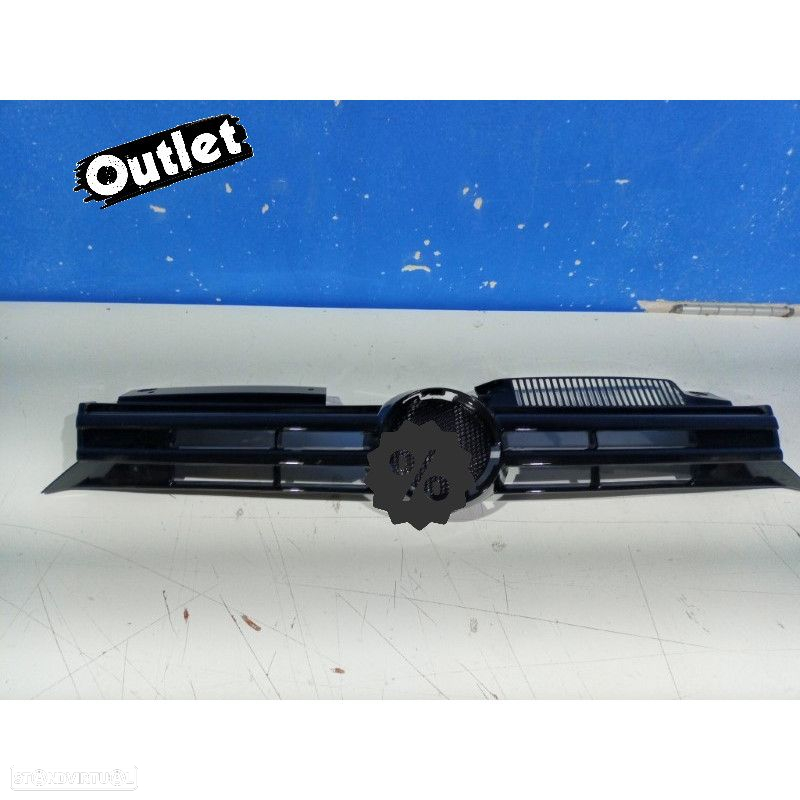 R016030C2 GRELHA FRONTAL VOLKSWAGEN VW GOLF VI 08-12 PRETO BRILHO - 5