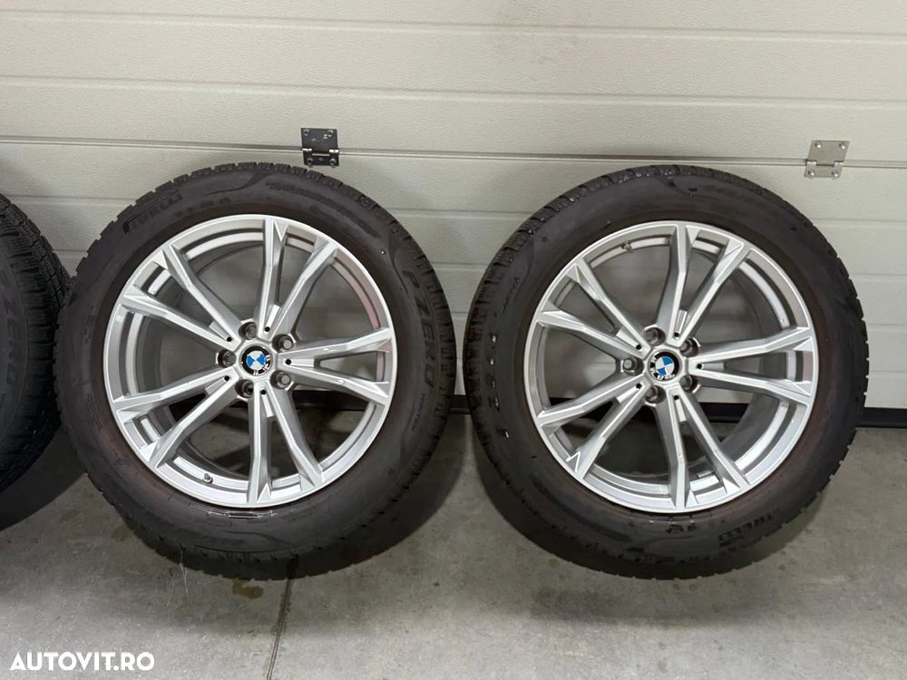 Jante Bmw X3, iX3, X4 , originale, 19 inch cu anvelope iarna Pirelli ca noi - 2