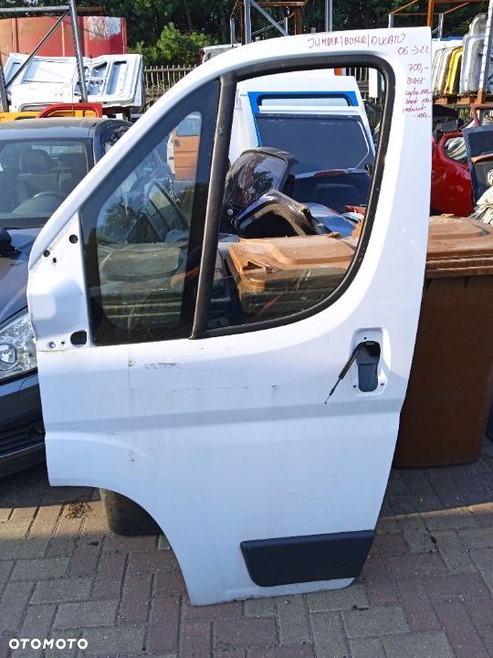 DRZWI FIAT DUCATO 06-26 CITROEN JUMPER PROACE 20- MOVANO 21-LEWE PRZEDNIE ZAMEK SZYBA PODNOŚNIK LISTWA