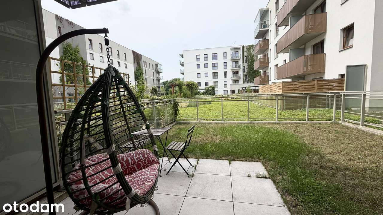 Jasne 2 pokoje 45,5 m² z ogródkiem | Nowe budownictwo | Wrocław Krzyki