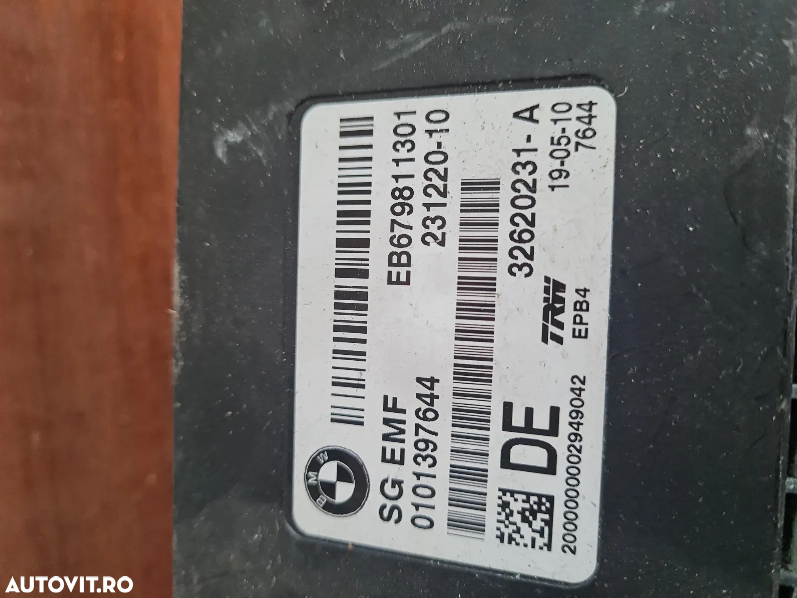 Modul Frana De Mana Bmw F10 F11 X3 X4 F25 F26 Etc. Cod  Dezmembrez Bmw - Dezmembrari Arad - 5
