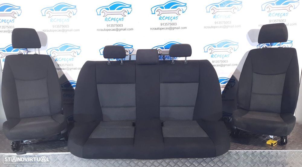BANCO BANCOS TECIDO BMW SERIE 3 E90 AIRBAG FRENTE FRONTAL TRASEIRO TRÁS - 1