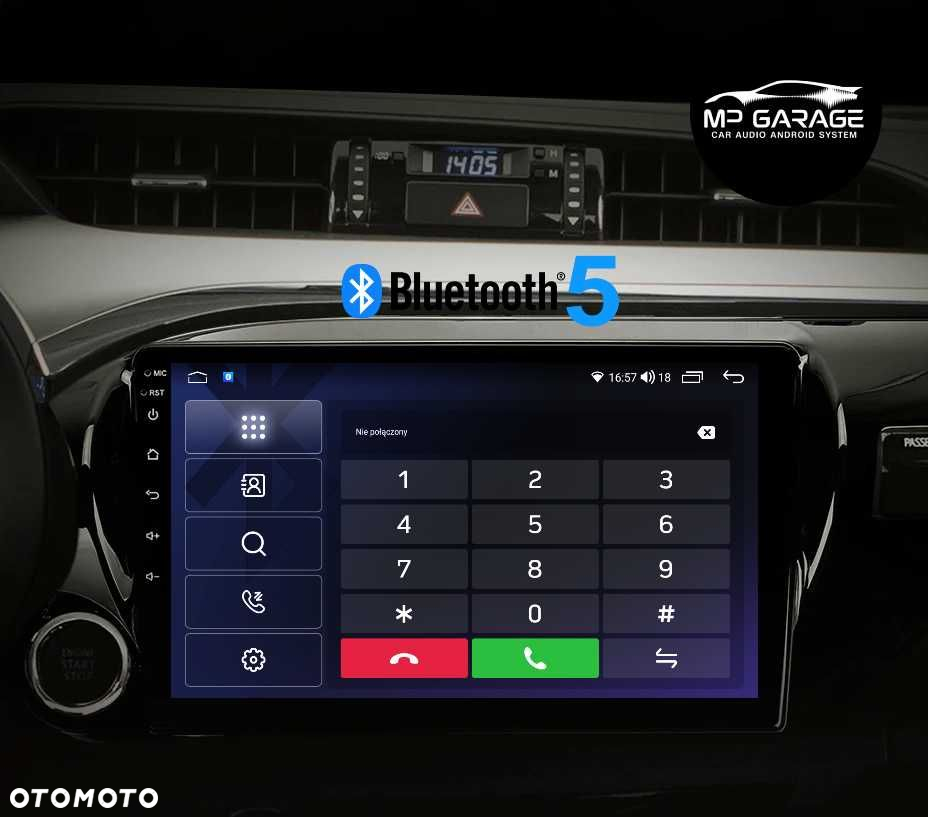 Nawigacja Toyota Hilux Android CarPlay/AA Qled 4G LTE Montaż Gwarancja - 5