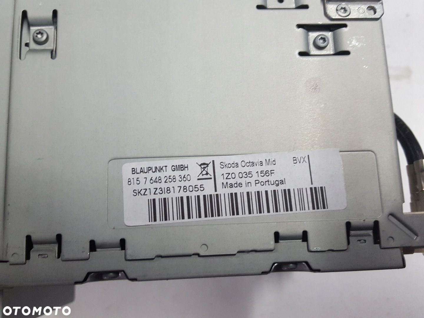 SKODA OCTAVIA 2 II LIFT 08r- RADIO CD MP3 BOLERO 1Z0035156F - 3