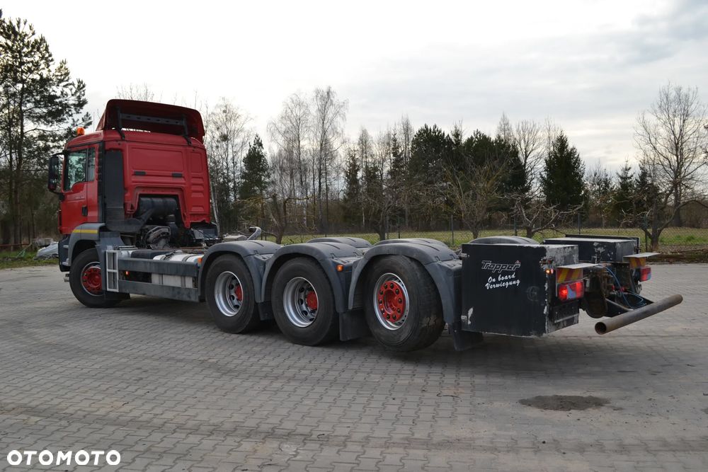 MAN TGS 35.480 8x4 4 OŚ SKRĘTNA RAMA DŁ. 7.9 m PRZYSTAWKA MOCY - 4