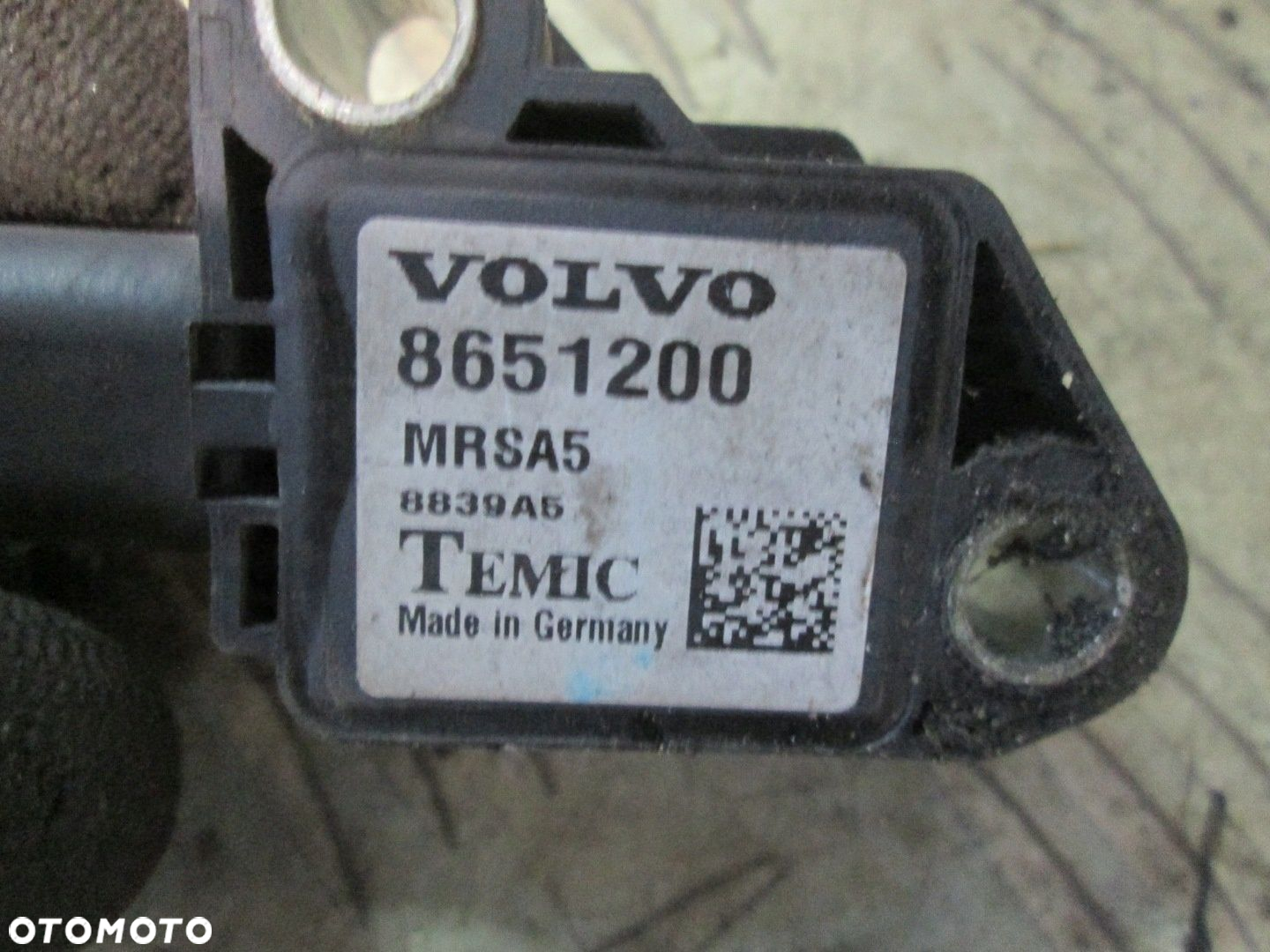 CZUJNIK UDERZENIA UDERZENIOWY SENSOR 8651200 VOLVO S40 II 04- C30 V50 - 3