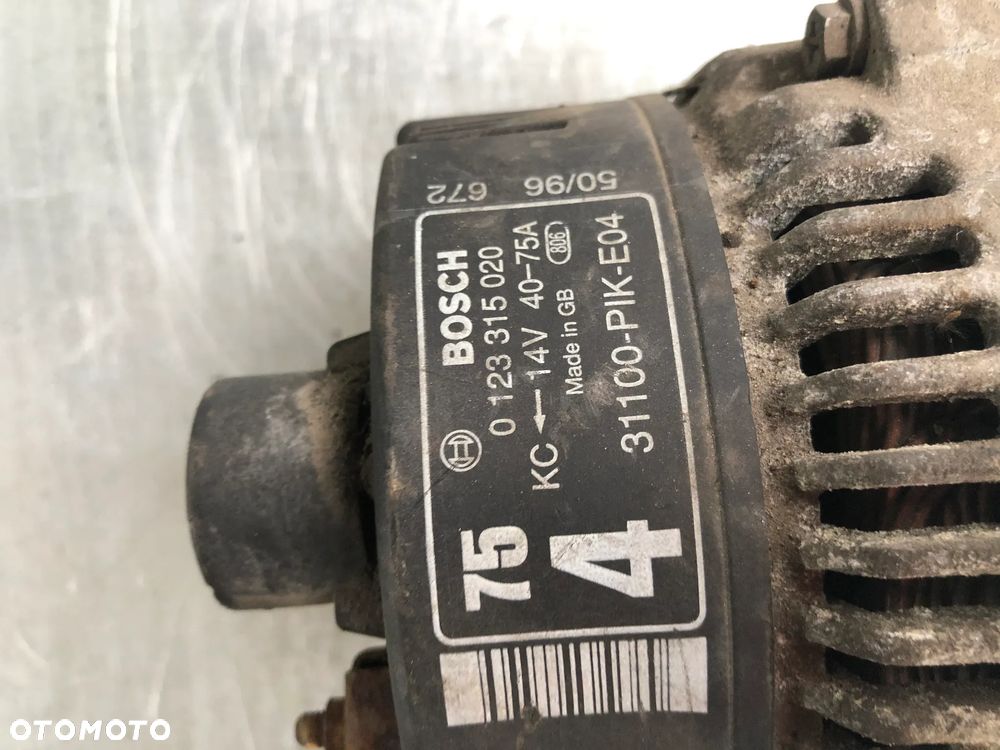 P-2837. Alternator 31100-pik-e04 75A 4PK Honda Civic VI 1.4 Benz. -Gwarancja Wysyłka Montaż - 3