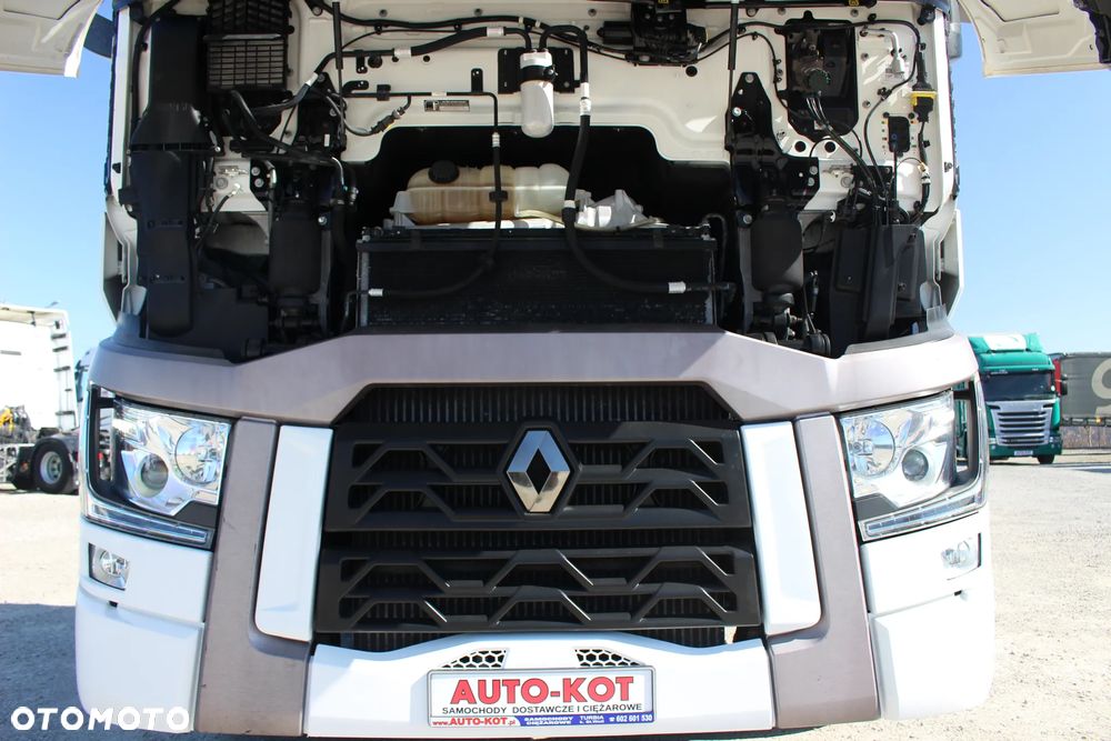 Renault T480 *13L* /LODÓWKA / HIGH-CAB /KLIMA POSTOJOWA / GPS /PEŁNY SPOILER /ACC / BL.MOSTU / Euro 6 /*SERWIS FR*/ STAN IDEALNY / - 23