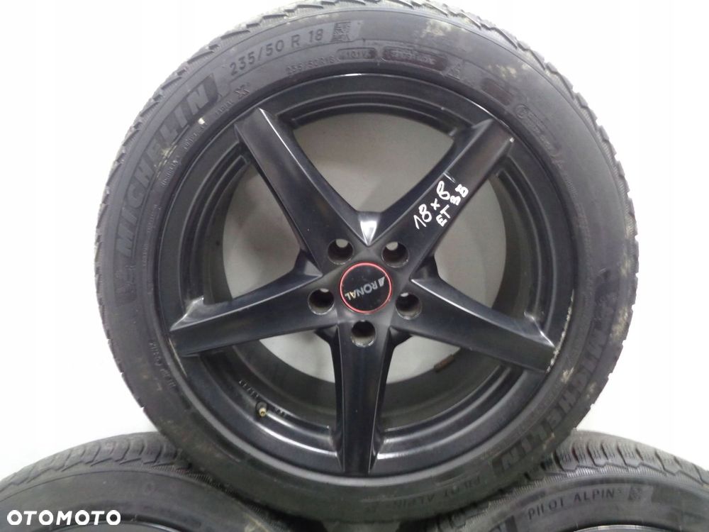 mercedes gla felgi koła aluminiowe opony r18 235 50 8j et 35 5x112 ronal - 2
