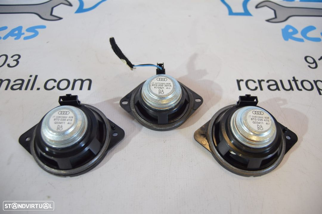 COLUNA COLUNAS SOM AMPLIFICADOR SUBWOOFER SONORO TABLIER ORIGINAL AUDI A5 8T3 SLINE S-LINE S LINE - 10