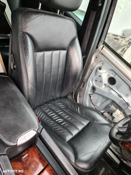 interior Ml w164 de piele neagra, complet cu fete de usi de europa - 1