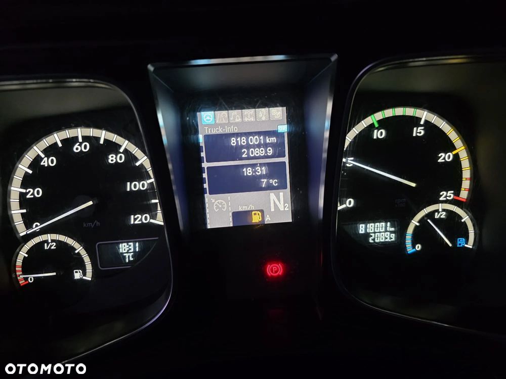 Mercedes-Benz ACTROS 1833 / FIRANKA/ WINDA / 22PALETY / 8760 ŁADOWNOŚĆ / AUTOMAT / DUŻY SILNIK  / SYPIALKA / - 14