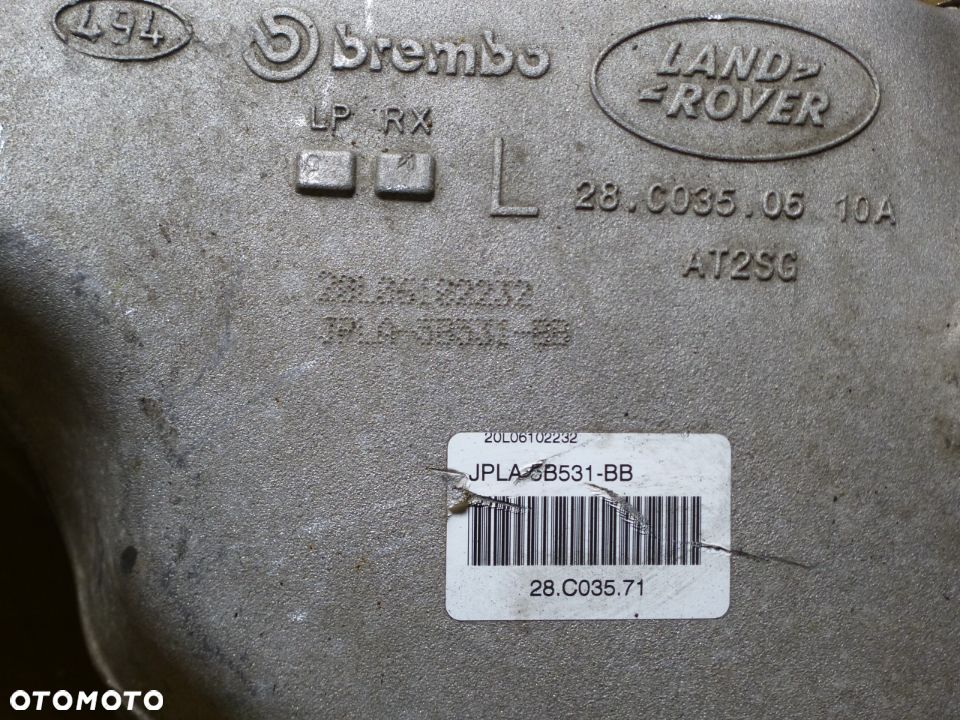 WAHACZ LEWY DOLNY TYŁ LAND ROVER DISCOVERY SPORT V JPLA5B531BB gwa - 2