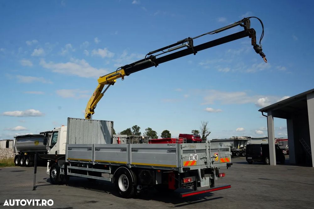 DAF LF 250 / 4X2 / LIVRARE - 7.3 + HDS HYVA HB 150X -E3 / RADIOCOMANDĂ / ROTATOARE / MAX. CAPACITATE DE RIDICARE: 5200 KG / EURO 6 - 4