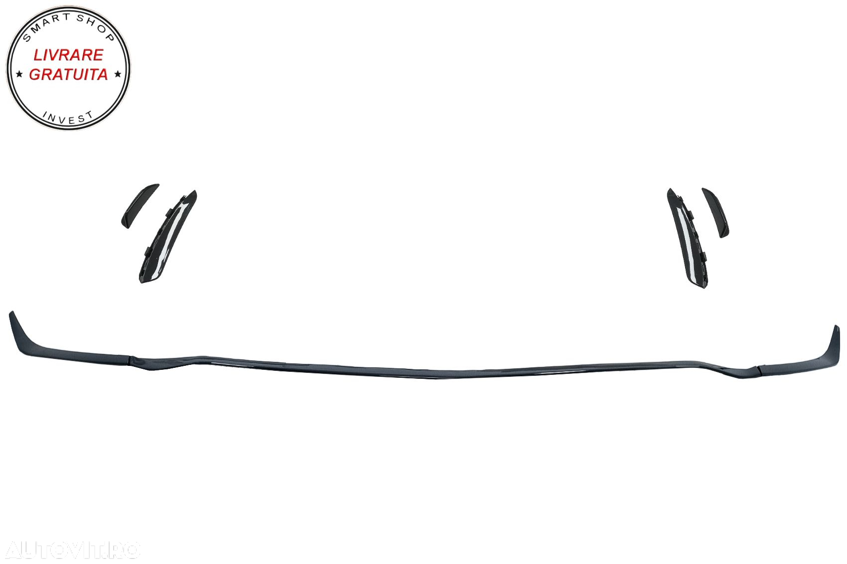 Lip Bara Fata Mercedes A-Class W177 V177 Sport-Line / A35 (2018-2022) Negru- livrare gratuita - 2