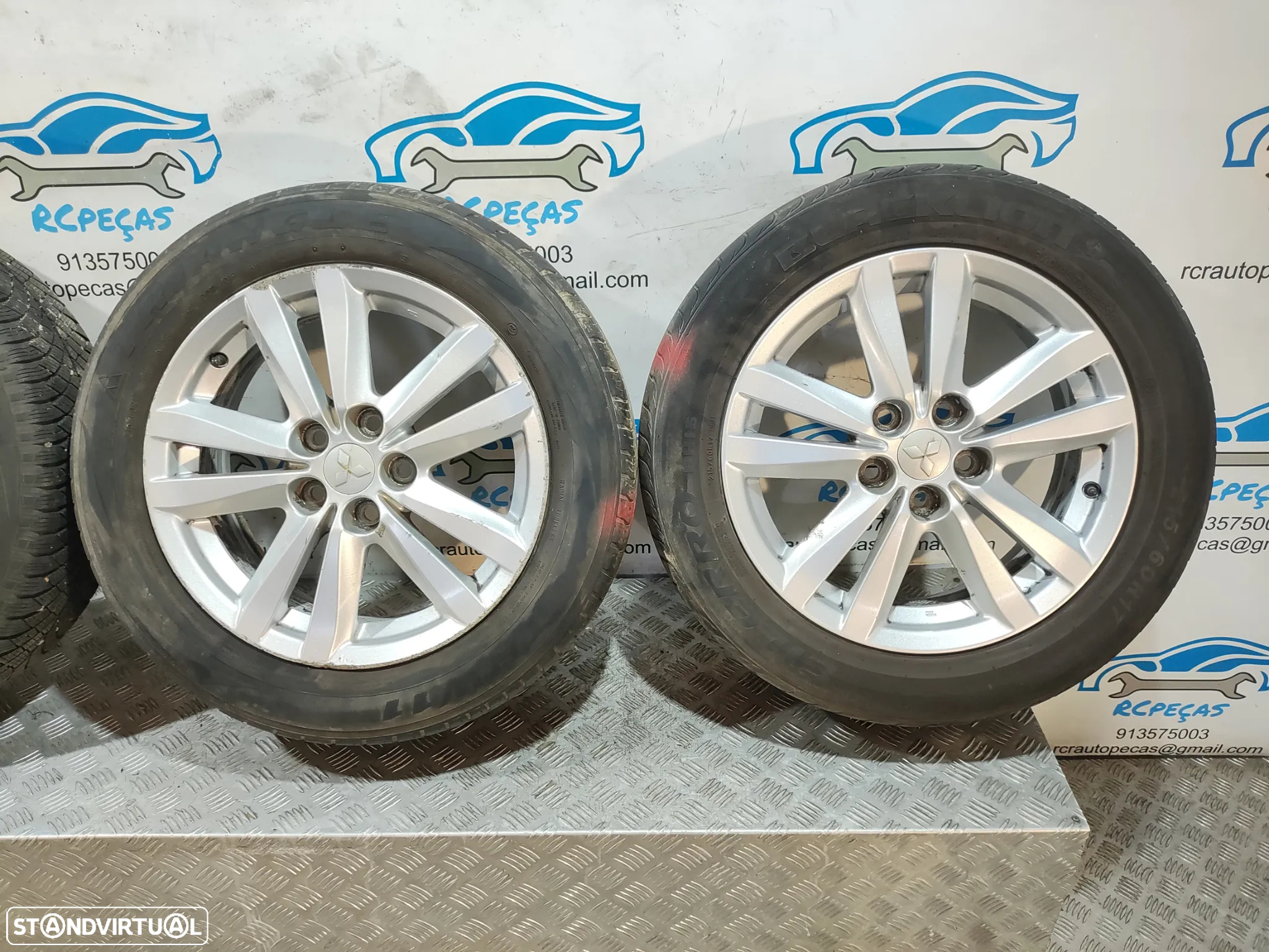 Conjunto Jantes 17 Originais Mitsubishi ASX 6,5J ET46 5x114,3 - 5
