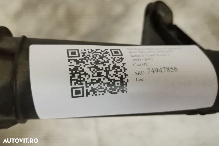 Tubulatura Intercooler Originala In stare Buna  2013 2014 2015 Renault - 4