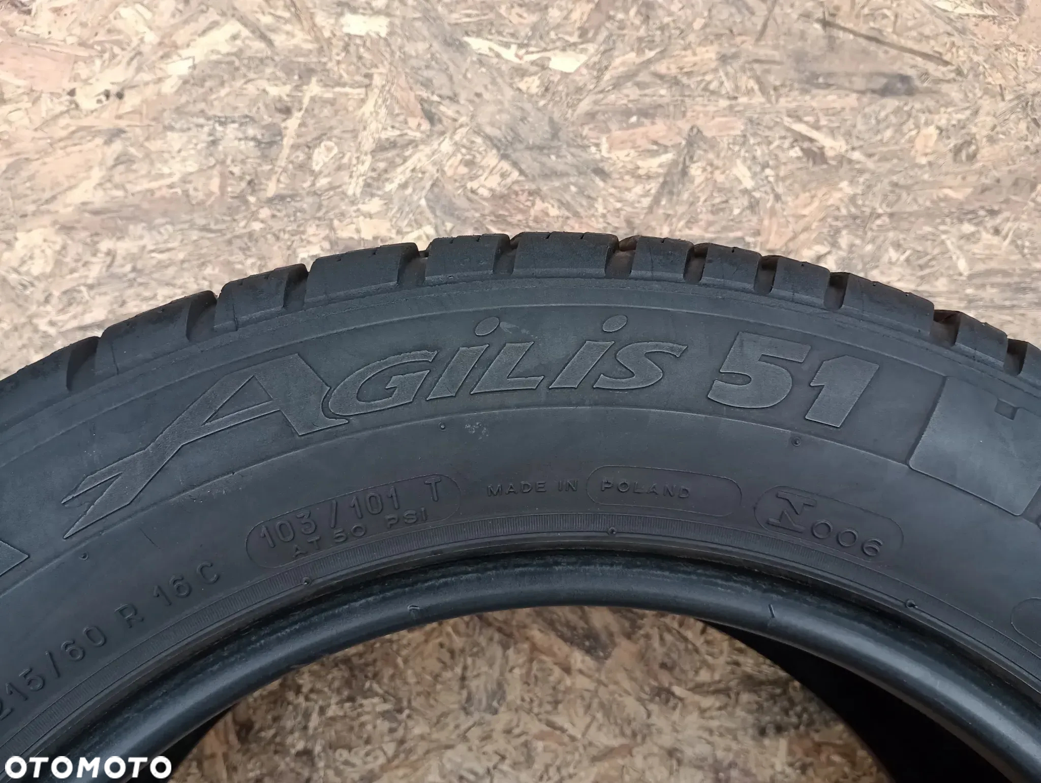 OPONY LETNIE WZMACNIANE 2x 215/60 R16C 103/101T MICHELIN AGILIS S1 - 7