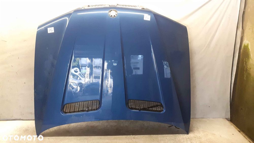 $ MASKA POKRYWA SILNIKA DO BMW X5 E53 NIEBIESKI MONTEGO BLUE - 1