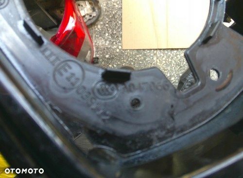 BMW X5 F15 LEWA RAMKA LUSTERKA ORYGINAŁ - 5