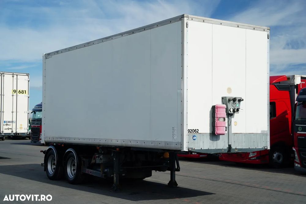 Samro / KIT / SEMIREMORCĂ / CONTAINER / TRAVERSĂ / B-TRAIN / 7,3 + 7,3 m / PODEA REZISTENTĂ - 8