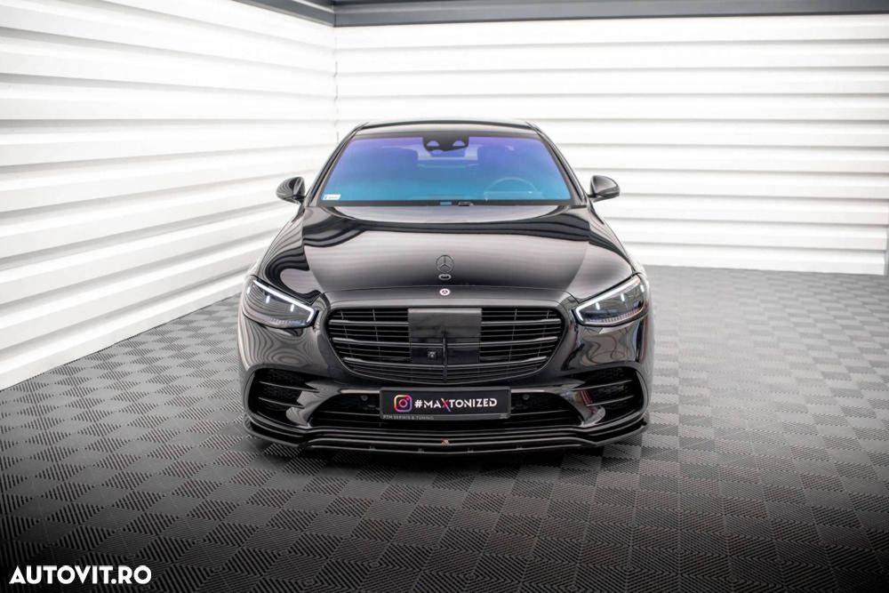 Prelungire Bara Fata compatibila cu Mercedes S Class W223 AMG Line Maxton Design - 2