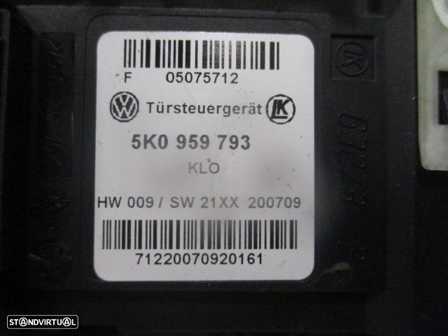 Motor Elevador Vidro 5K0959793A  5K0959701D  7746021001 VW GOLF 6 2009 1.4 80CV 5P CINZA FE - 6