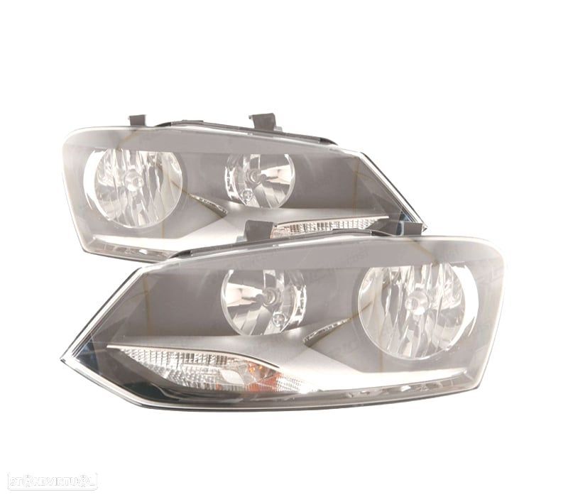FARÓIS OPTICAS VOLKSWAGEN VW POLO VII 09- HEL - 1
